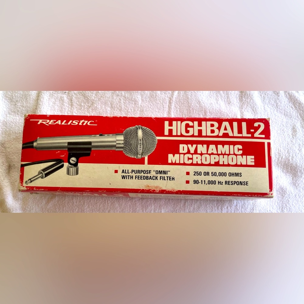 Realistic Highball 2 Dynamic Microphone